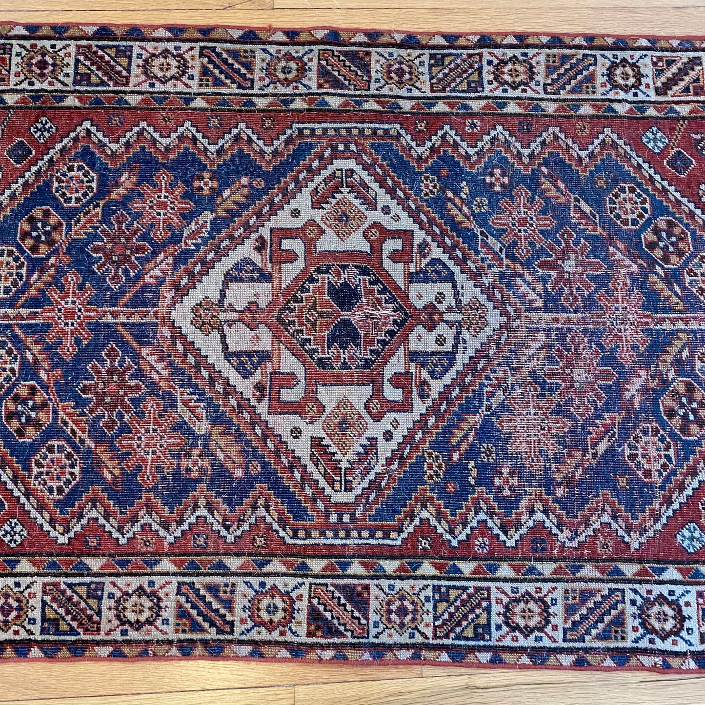 Vintage Rug, 2' 7 x 4' 2 Red Brown