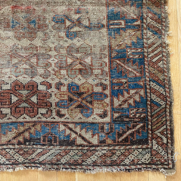 Antique Rug, 3' 2 x 5' 1 Beige