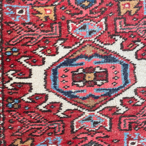 Vintage Rug, 1' 9 x 5' 2 Red