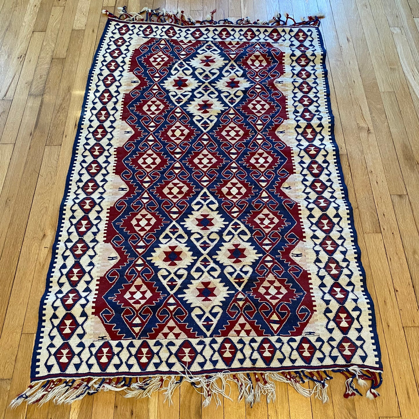 Vintage Rug, 3' 3 x 5' 3 Kilim