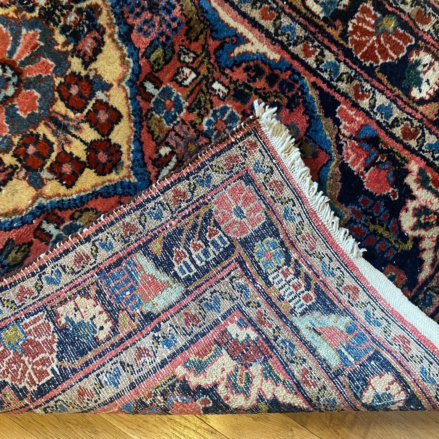 Vintage Rug, 2' 7 x 4' Pink