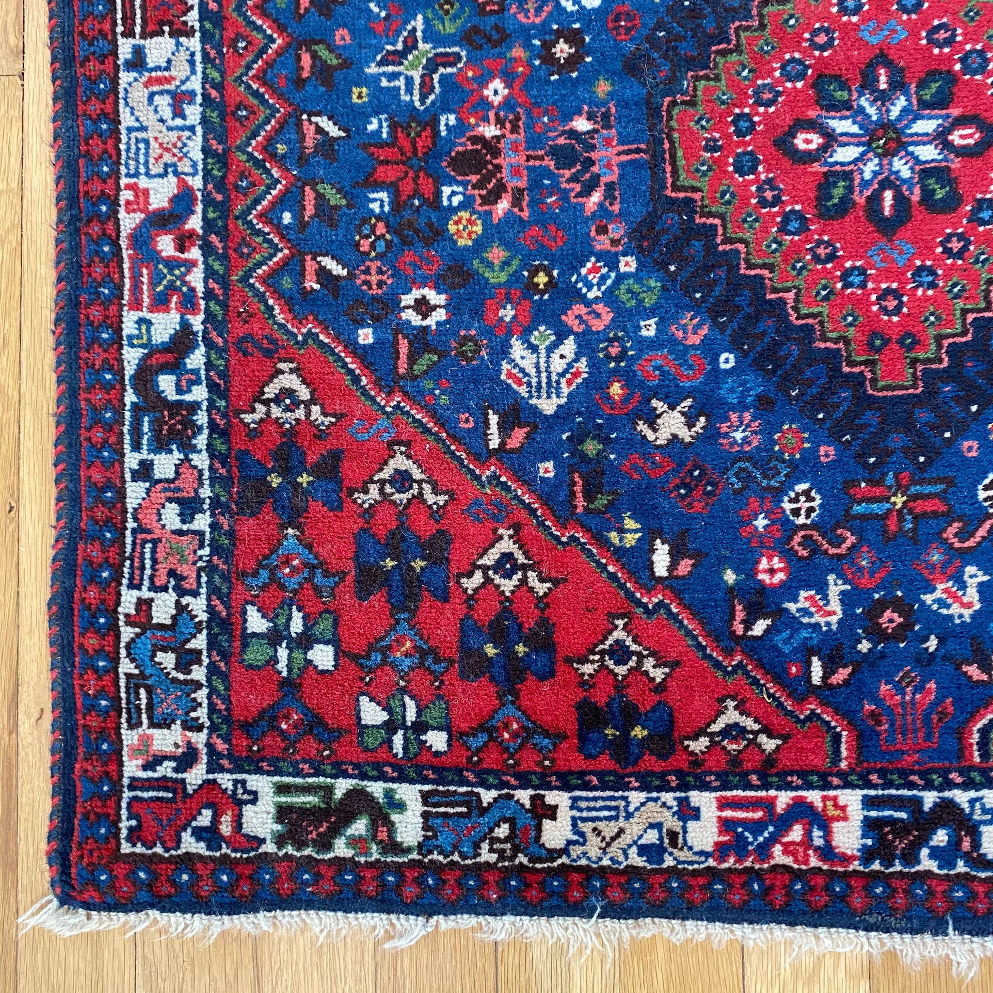 Vintage Rug, 2' 9 x 4' 3 Blue – Jessie's Oriental Rugs