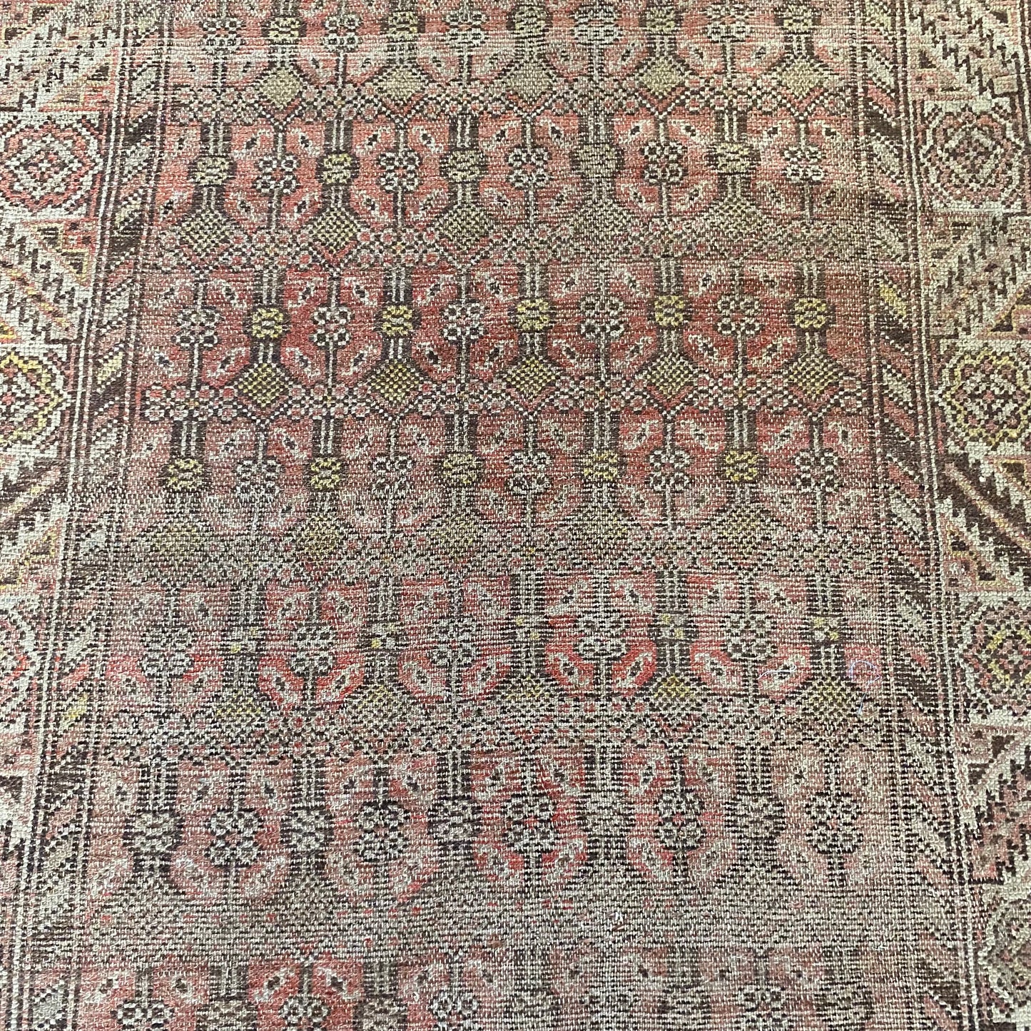 Persian Malayer, 3' 5 x 5' 8 Brown Vintage