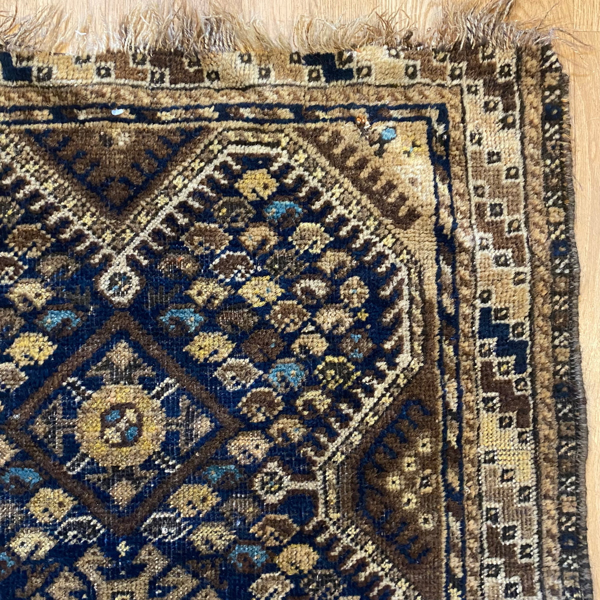 Vintage Rug, 2' 7 x 3' 11 Blue
