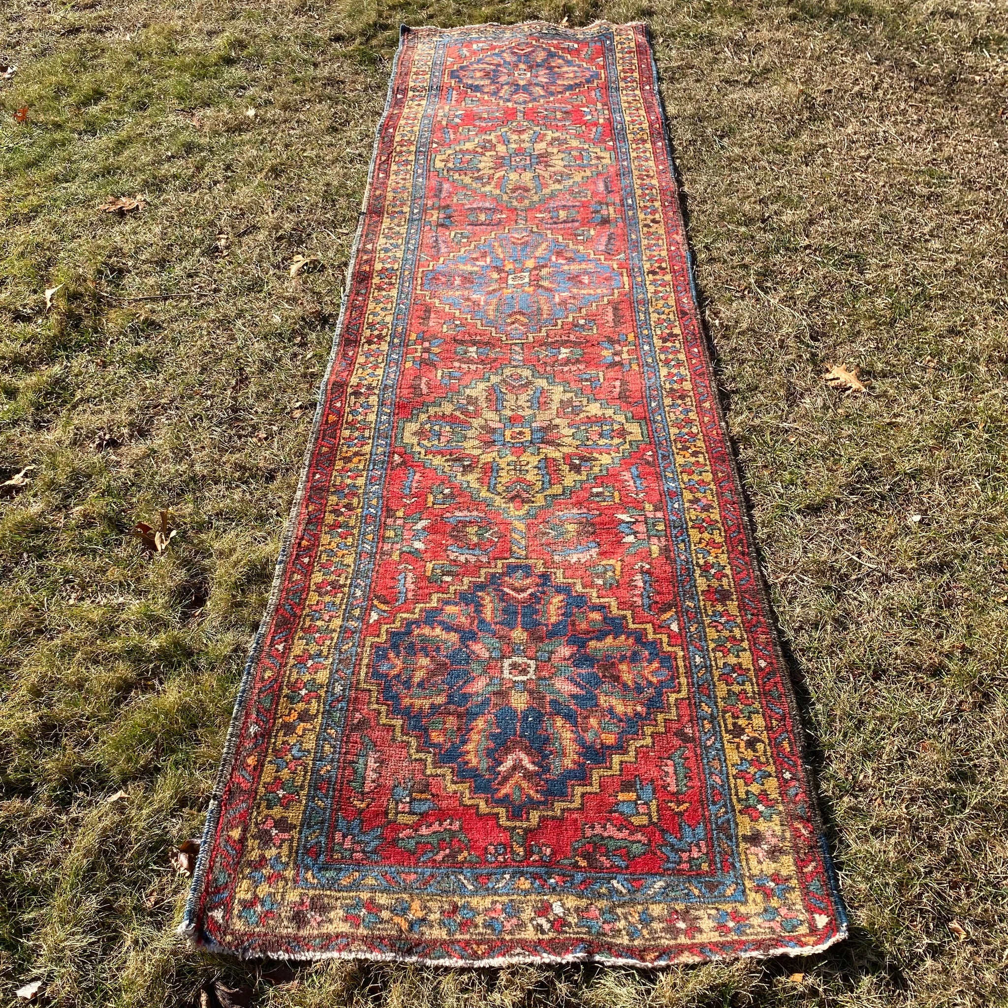 Vintage Rug, 2' 11 x 10' 10 Red Runner