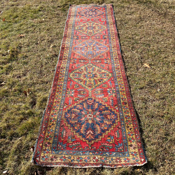 Vintage Rug, 2' 11 x 10' 10 Red Runner