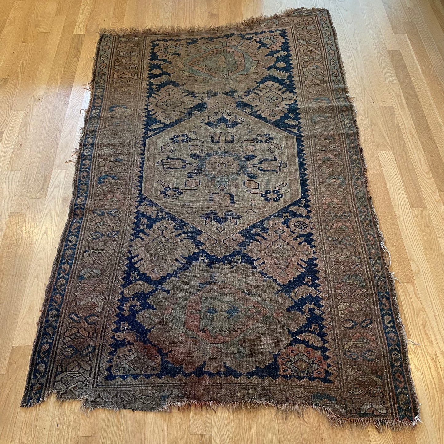Vintage Rug, 3' 7 x 6' 1 Blue - Jessie's Oriental Rugs