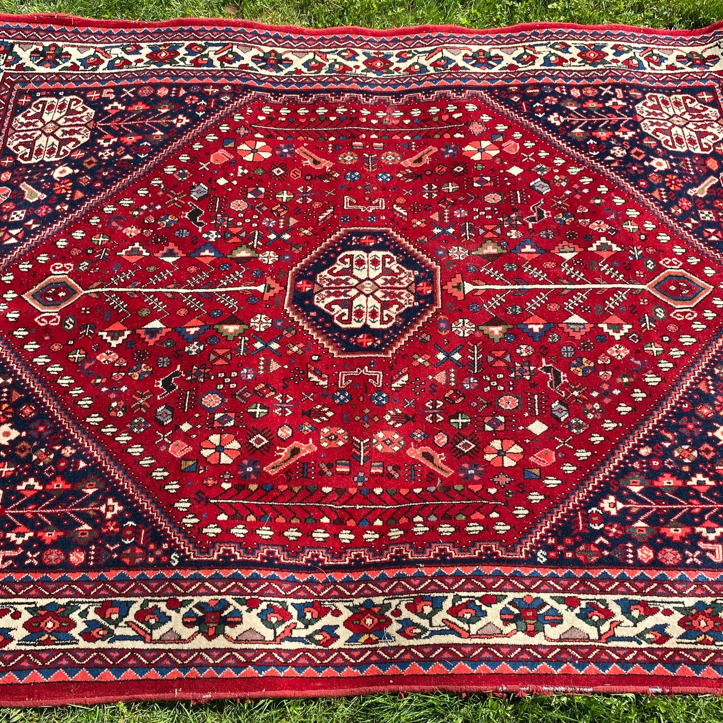 Vintage Rug, 4' 11 x 6' 7 Red