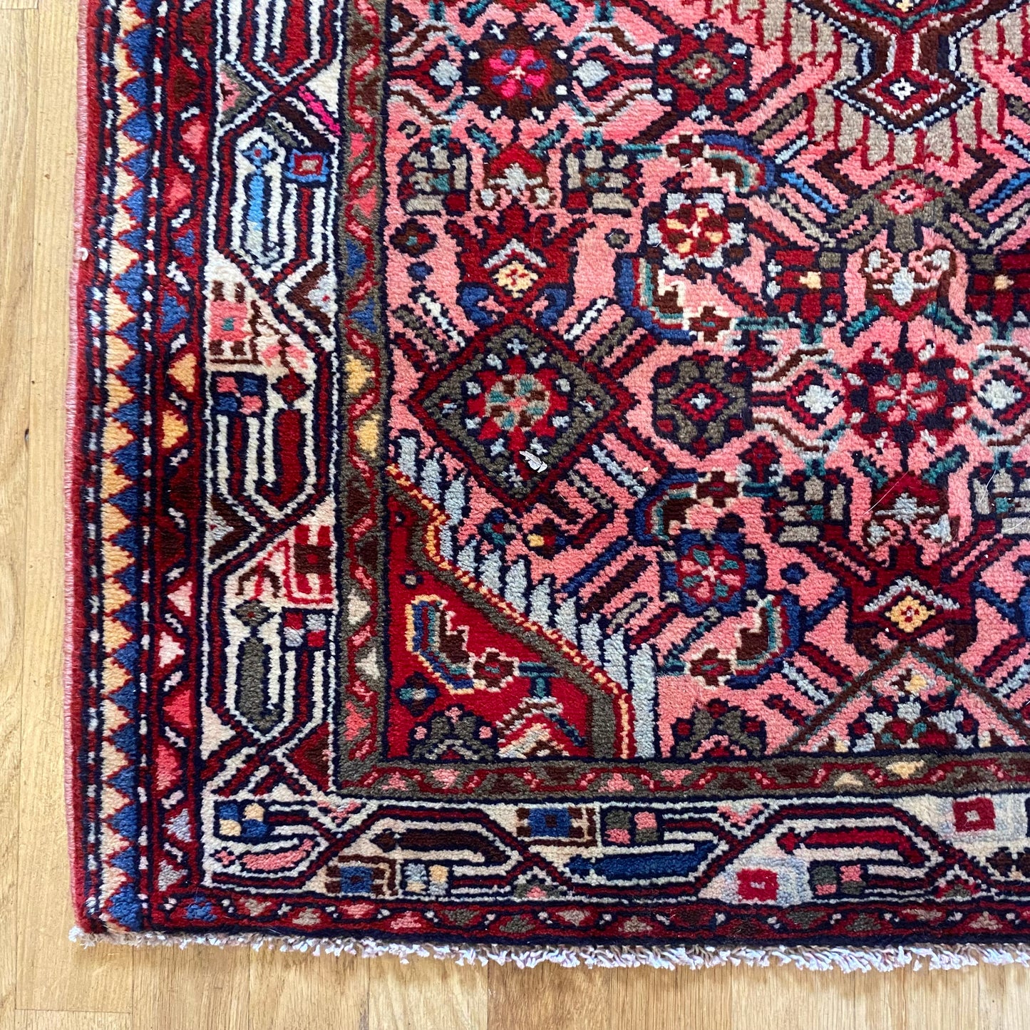 Vintage Rug, 2' 9 x 3' 9 Pink