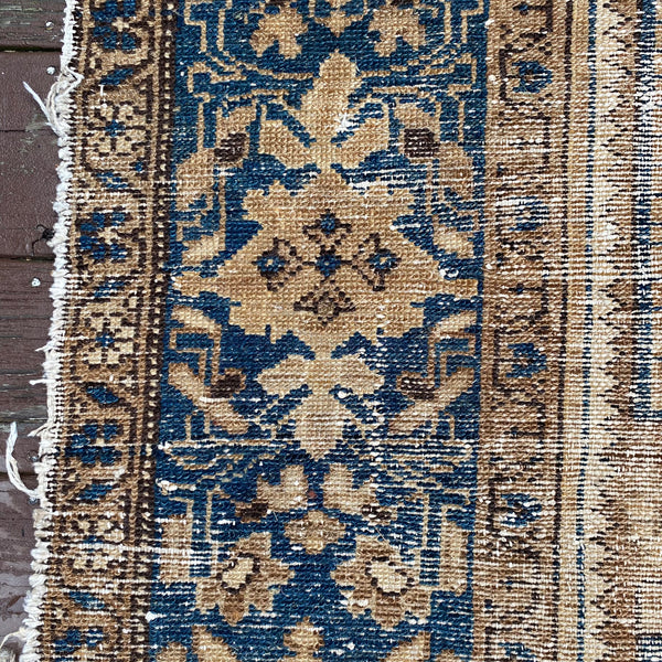 Vintage Rug, 4' 4 x 6' 8 Blue