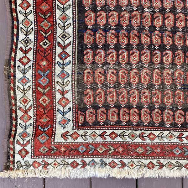 Vintage Rug, 3' 8 x 6' Brown