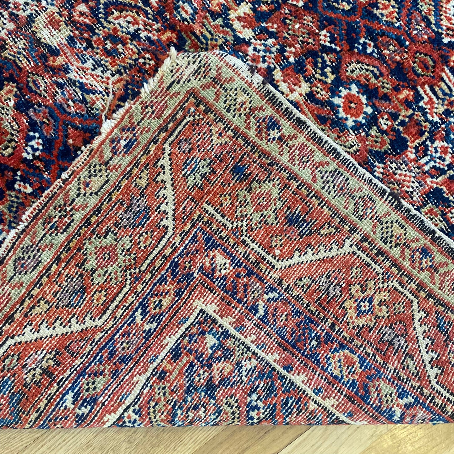 Vintage Rug, 4' 1 x 6' 8 Blue