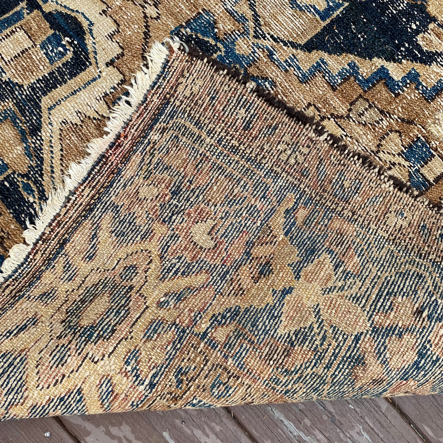 Vintage Rug, 4' 4 x 6' 8 Blue