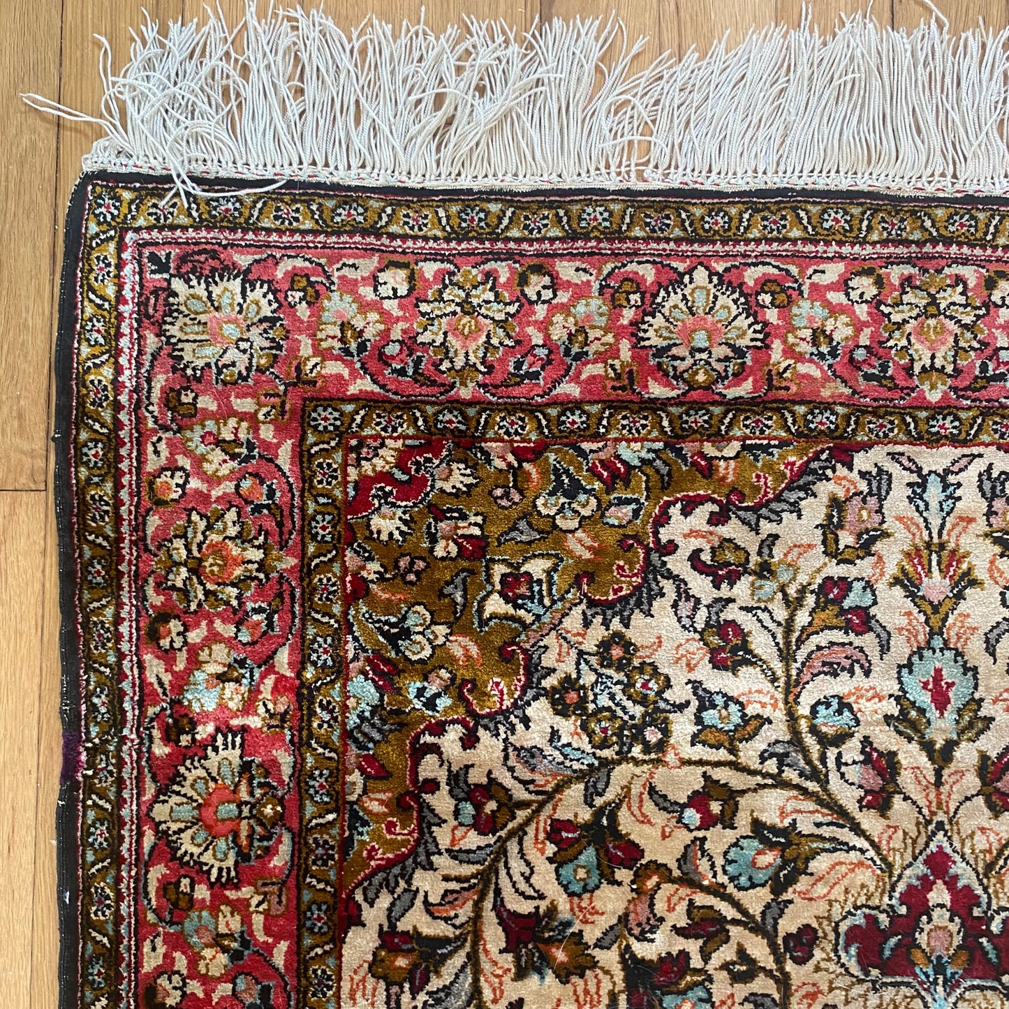 Vintage Rug, 2' 8 x 4' 6 Silk