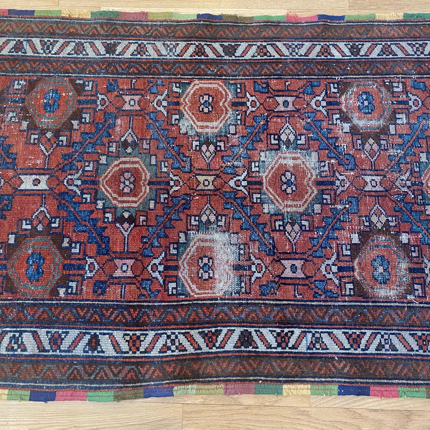 Persian Hamedan, 2' 7 x 3' 9 Vintage Brown - Jessie's Oriental Rugs