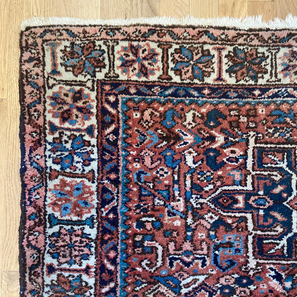 Vintage Rug, 3' 10 x 4' 10 Red