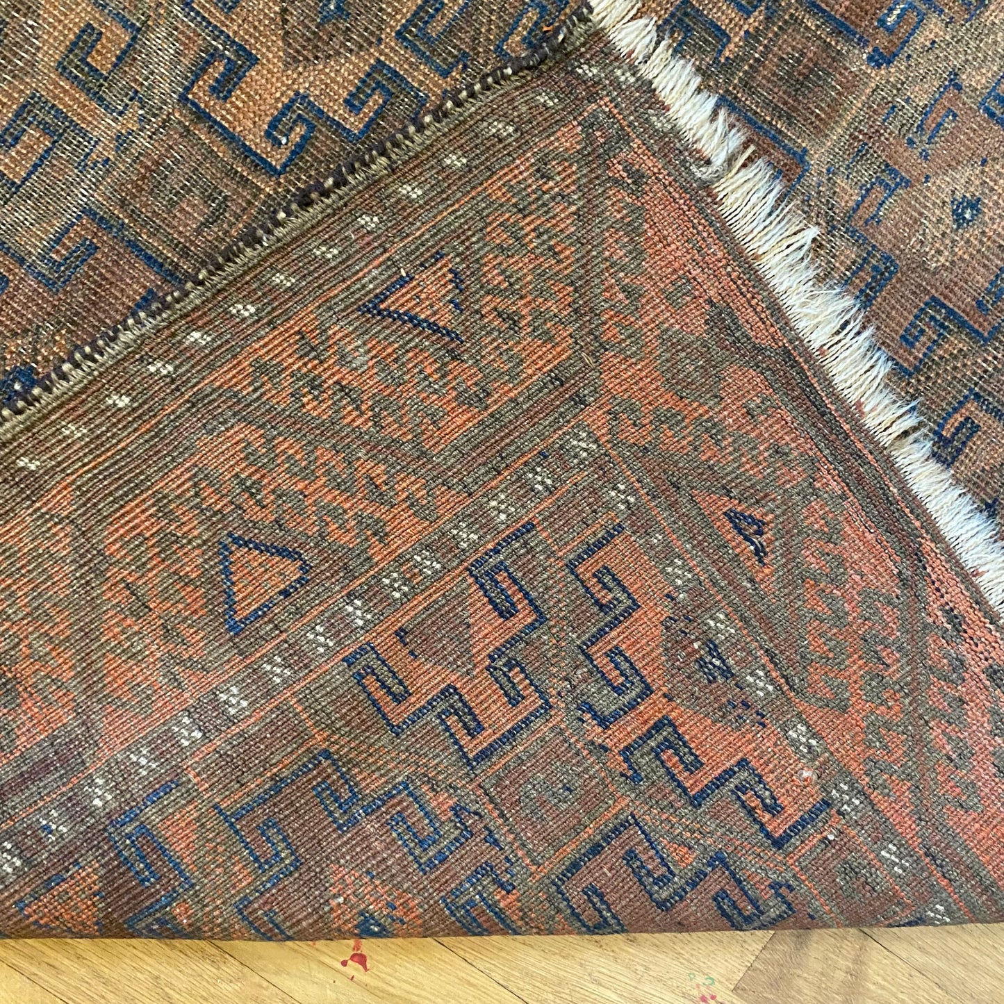 Vintage Rug, 3' 3 x 5' Brown