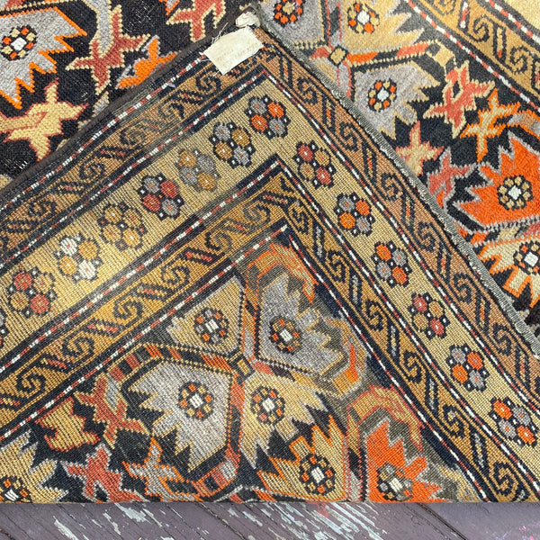 Vintage Rug, 4' 1 x 8' 8 Brown