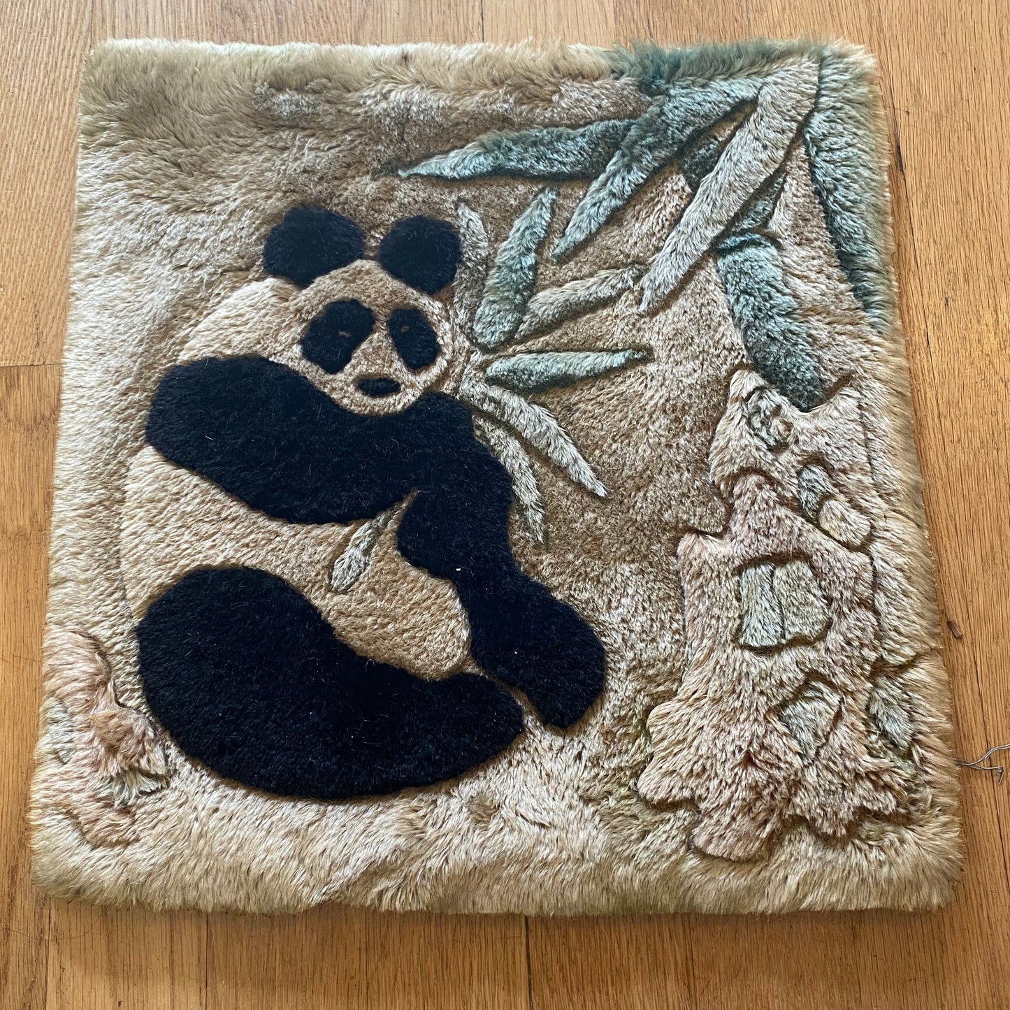 Vintage Rug, 13” x 13.5” Collectible