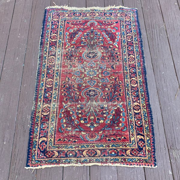 Vintage Rug, 2' 6 x 3' 11 Pink