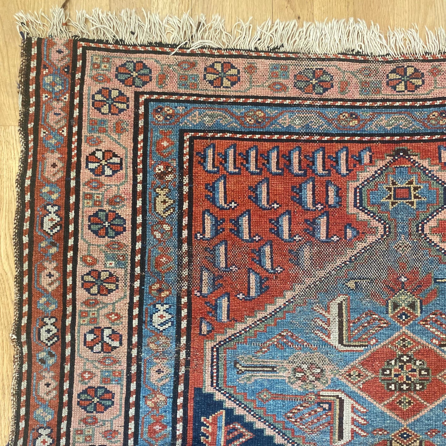 Vintage Rug, 3' 7 x 6' 4 Blue