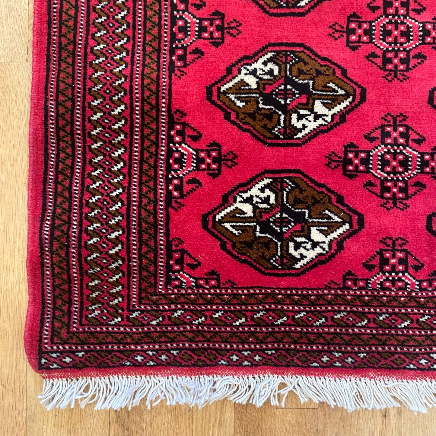 Vintage Rug, 3' 4 x 4' 11 Red