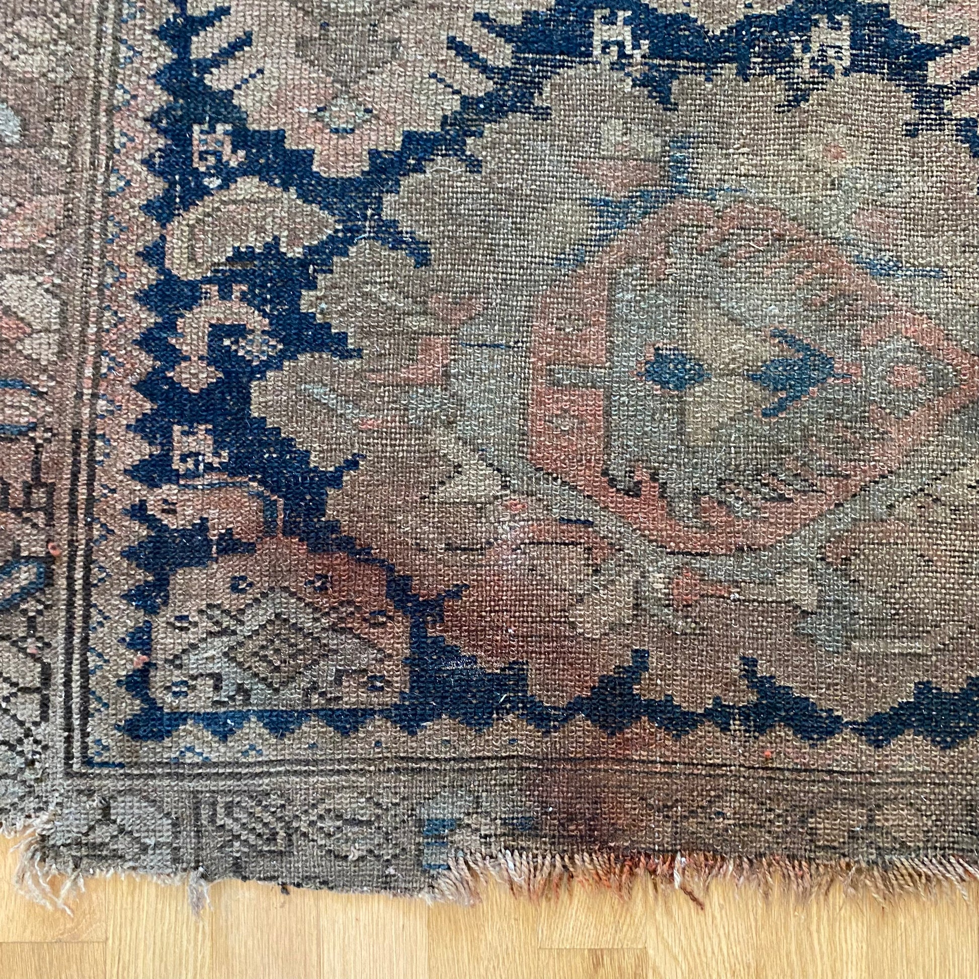 Vintage Rug, 3' 7 x 6' 1 Blue - Jessie's Oriental Rugs