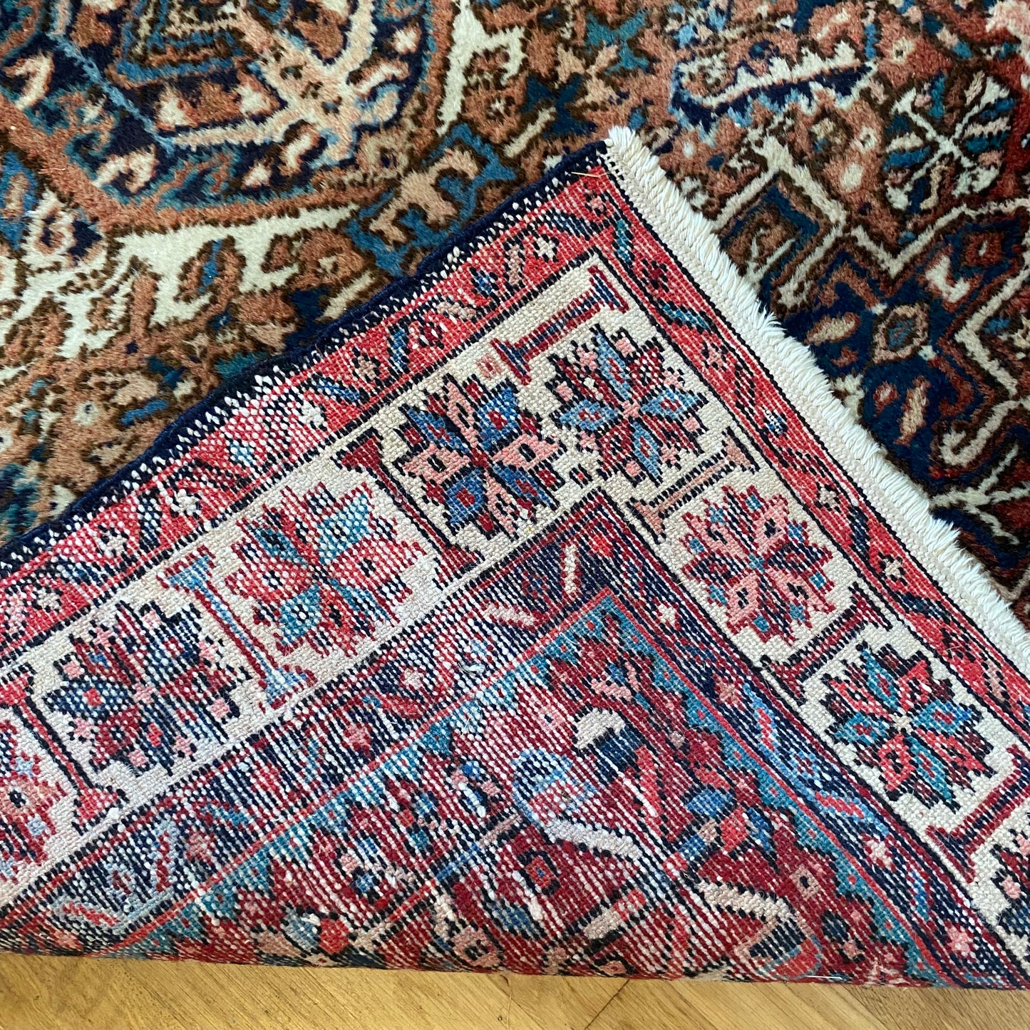 Vintage Rug, 3' 10 x 4' 10 Red