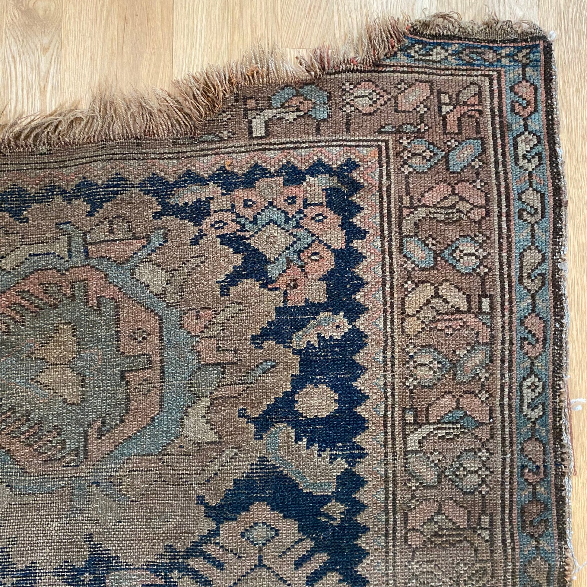 Vintage Rug, 3' 7 x 6' 1 Blue - Jessie's Oriental Rugs