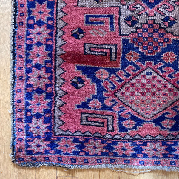 Vintage Rug, 2' 5 x 6' 10 Purple