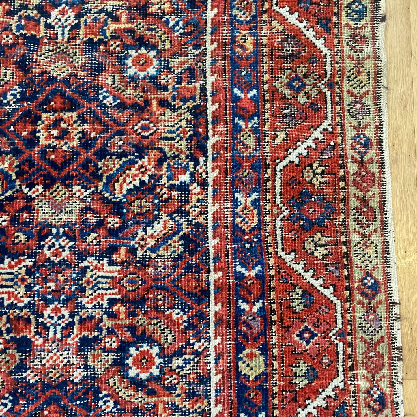 Vintage Rug, 4' 1 x 6' 8 Blue