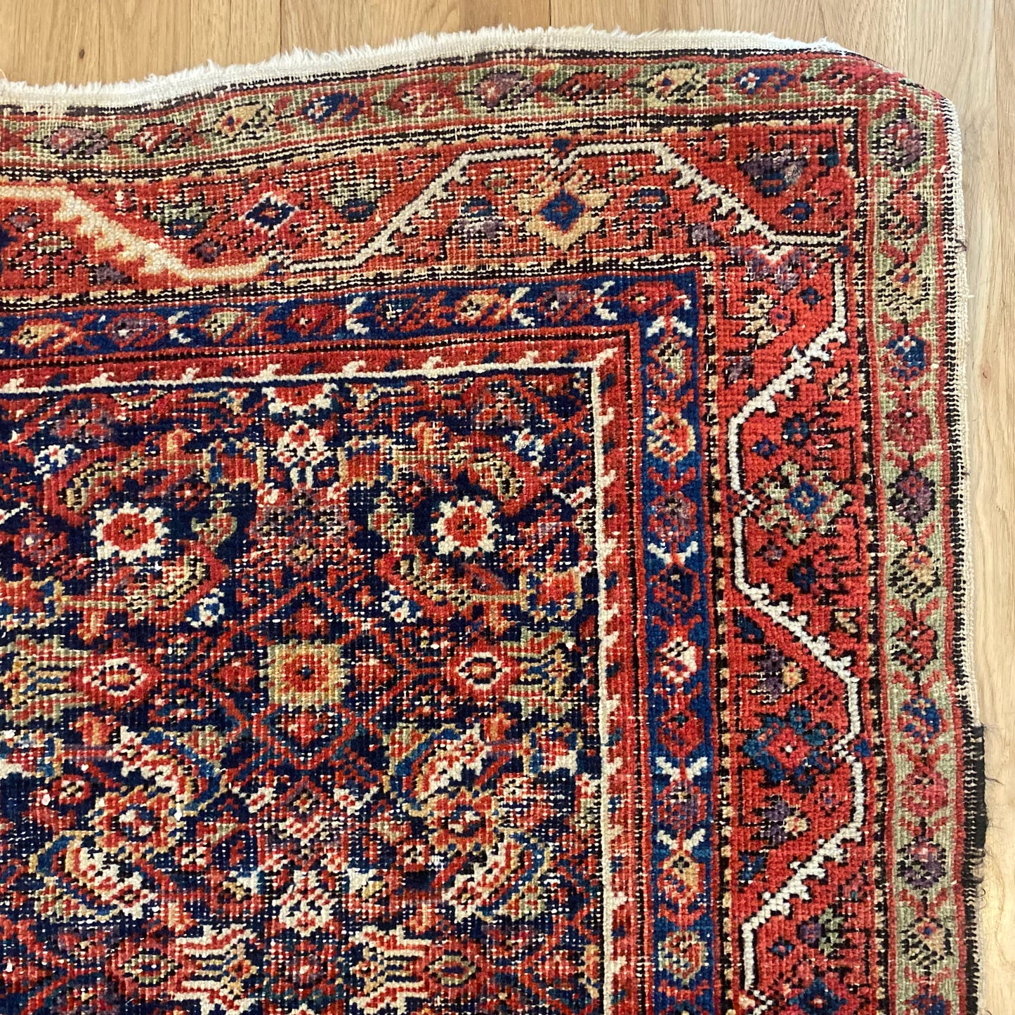 Vintage Rug, 4' 1 x 6' 8 Blue