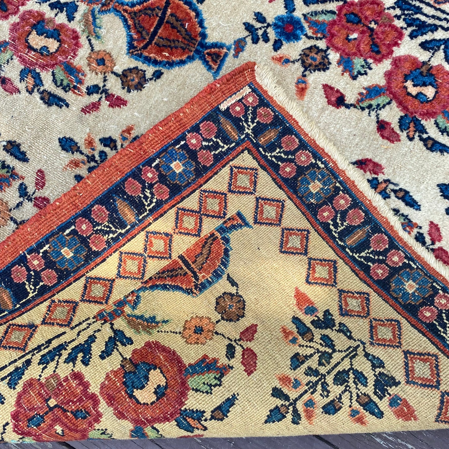 Vintage Rug, 3' 4 x 5' Beige