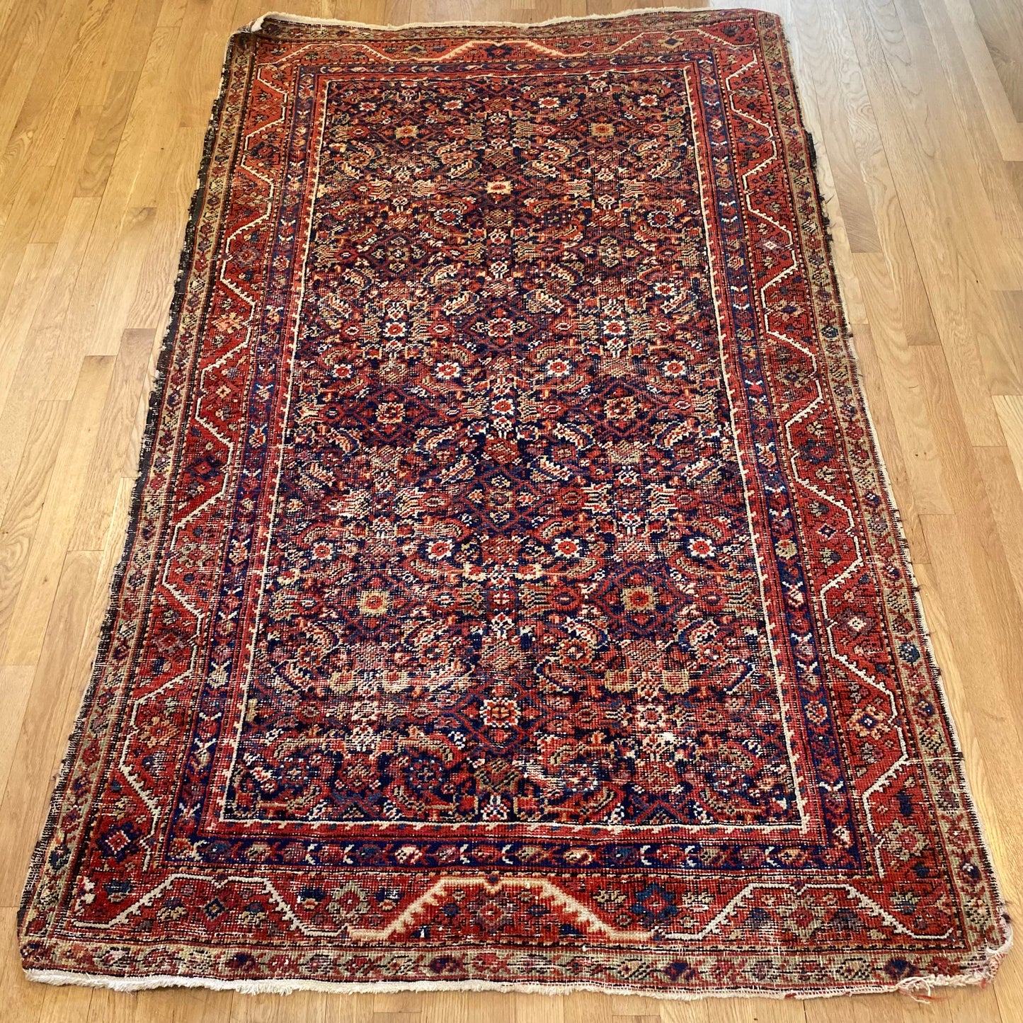 Vintage Rug, 4' 1 x 6' 8 Blue