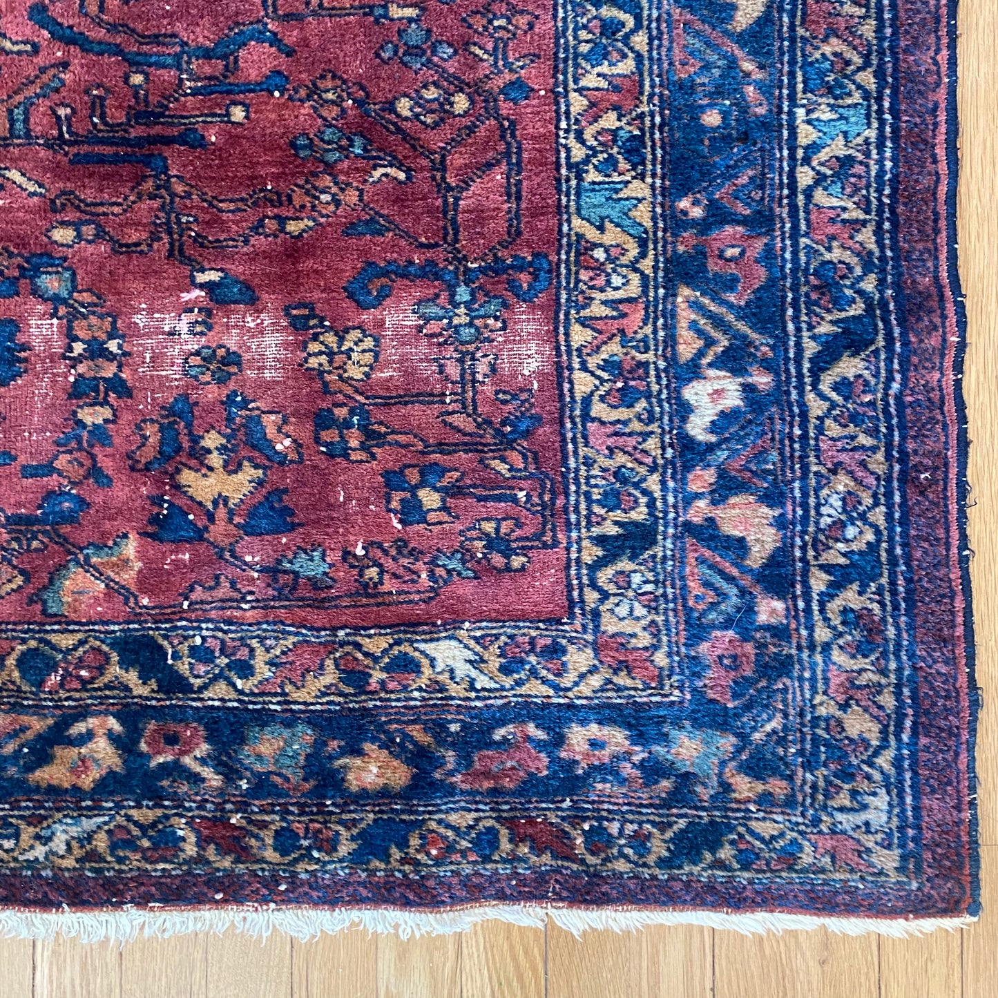 Vintage Rug, 4' 11 x 6' 4 Magenta