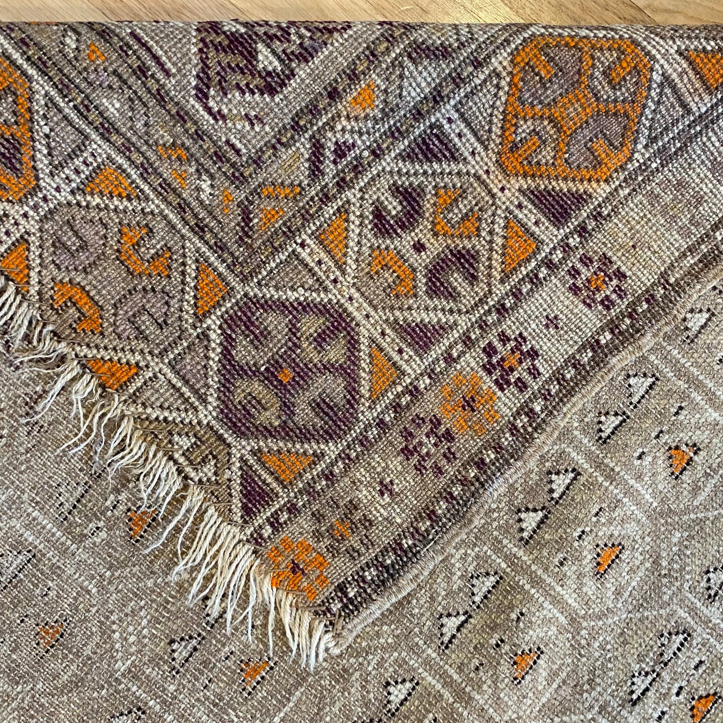Antique Rug, 3' 10 x 5' 2 Beige