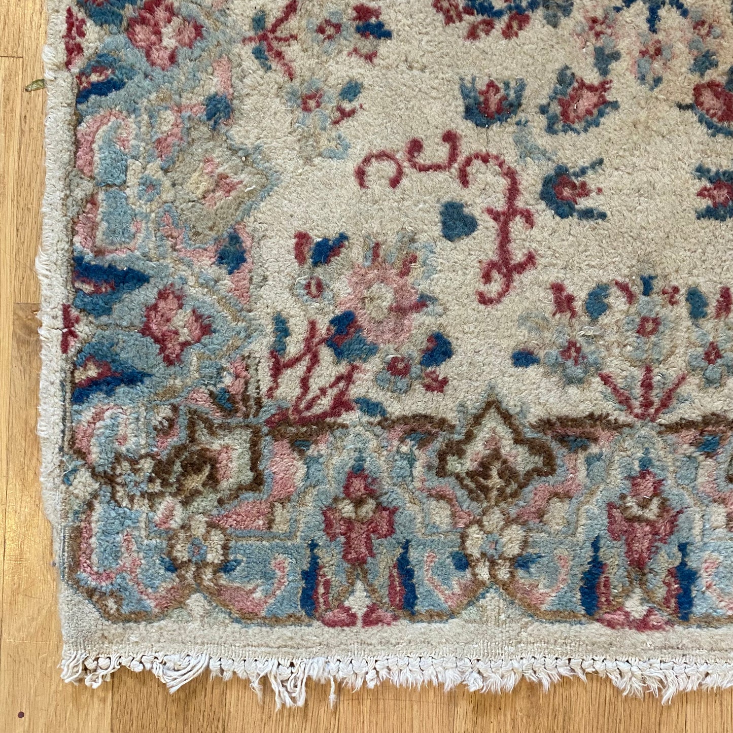 Vintage Rug, 1' 11 x 3' Cream