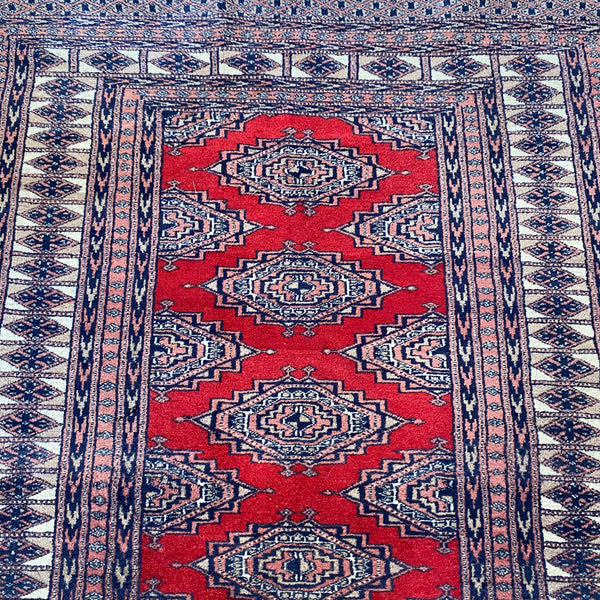 Vintage Rug, 3' 3 x 5' 1 Red