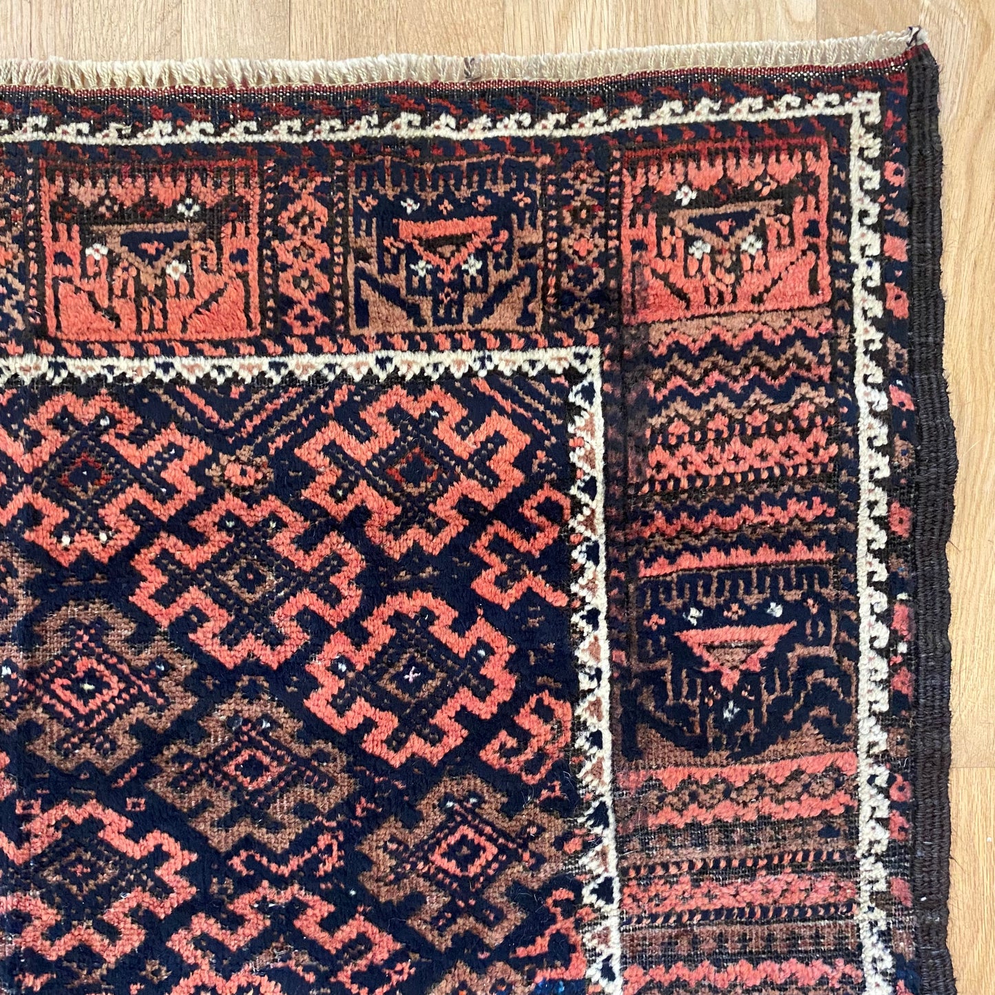 Vintage Rug, 3' 2 x 5' 2 Brown