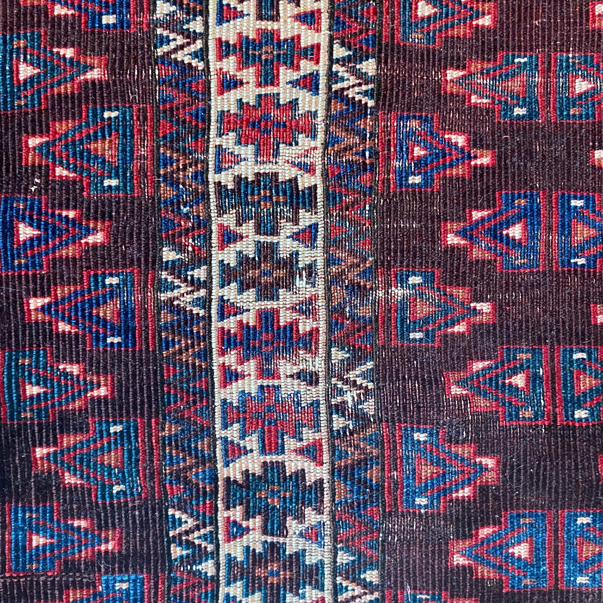 Turkmen Ensi, 3' 11 x 5' 4 Vintage Brown - Jessie's Oriental Rugs