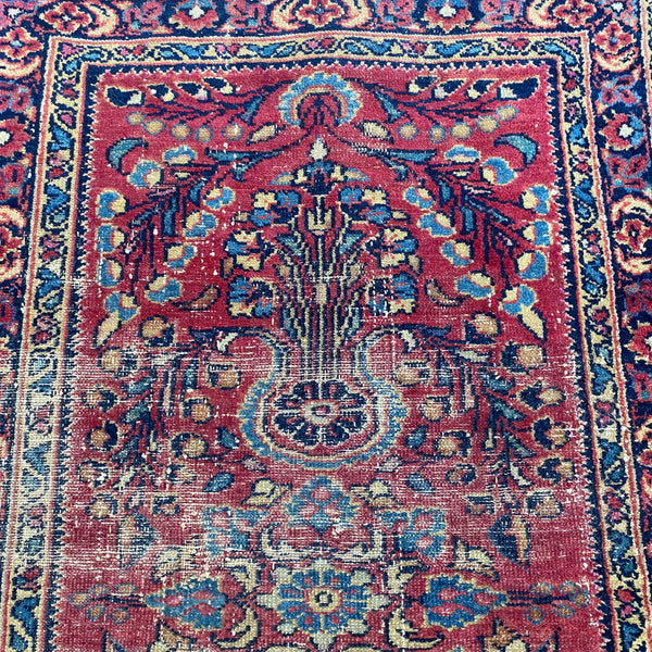 Vintage Rug, 2' 6 x 3' 11 Pink