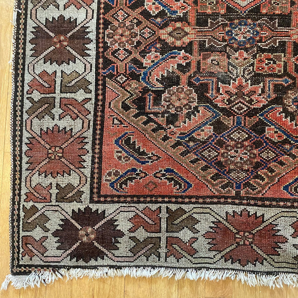 Vintage Rug, 3' 7 x 6' 4 Brown