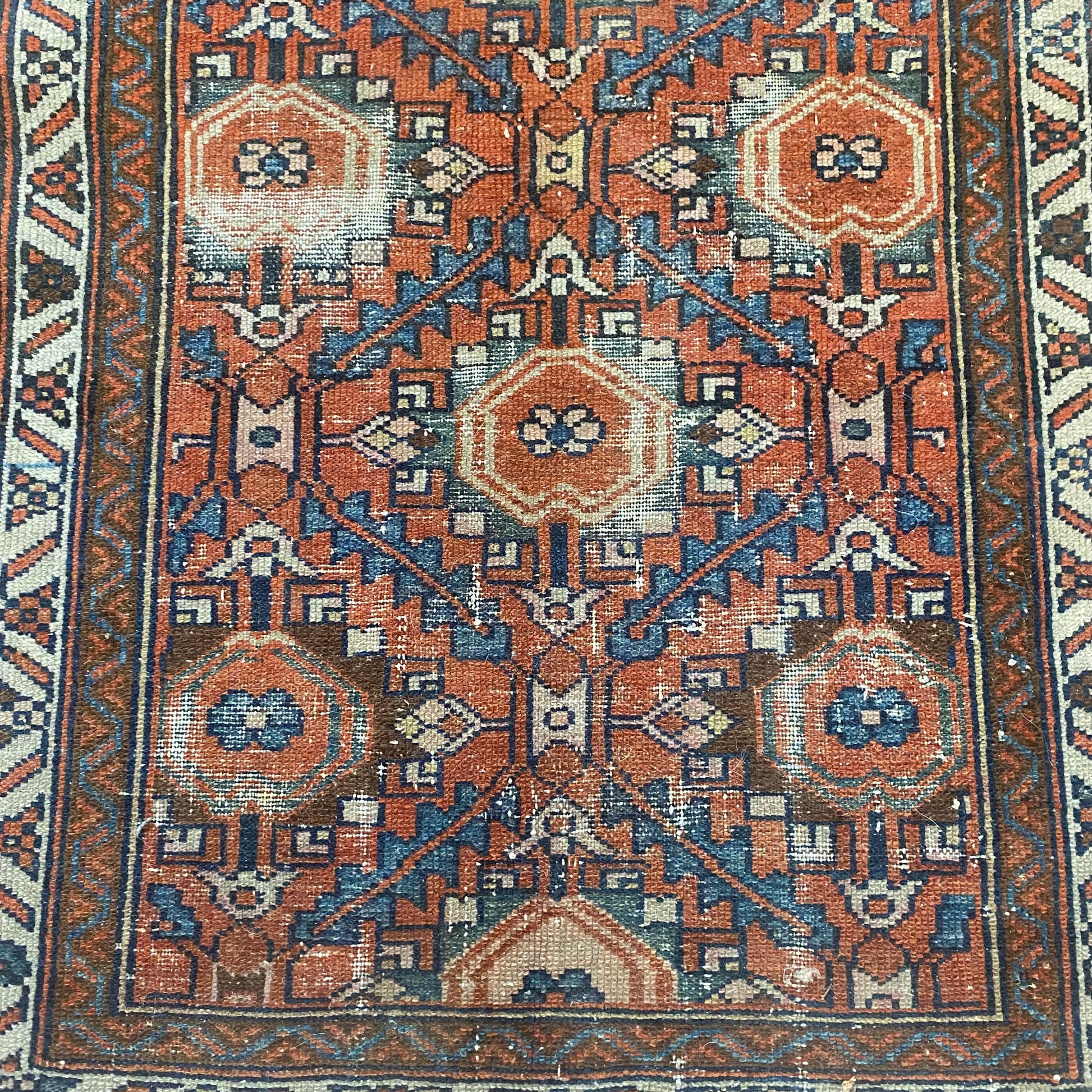 Persian Hamedan, 2' 7 x 3' 9 Vintage Brown - Jessie's Oriental Rugs