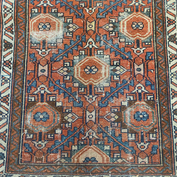 Vintage Rug, 2' 7 x 3' 9 Brown