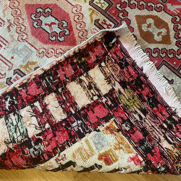 Vintage Rug, 3' 6 x 4' 10 White
