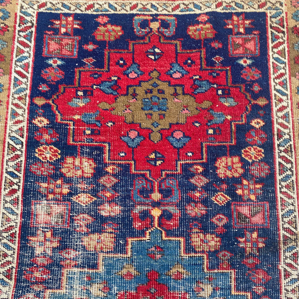 Vintage Rug, 2' 10 x 4' 7 Blue