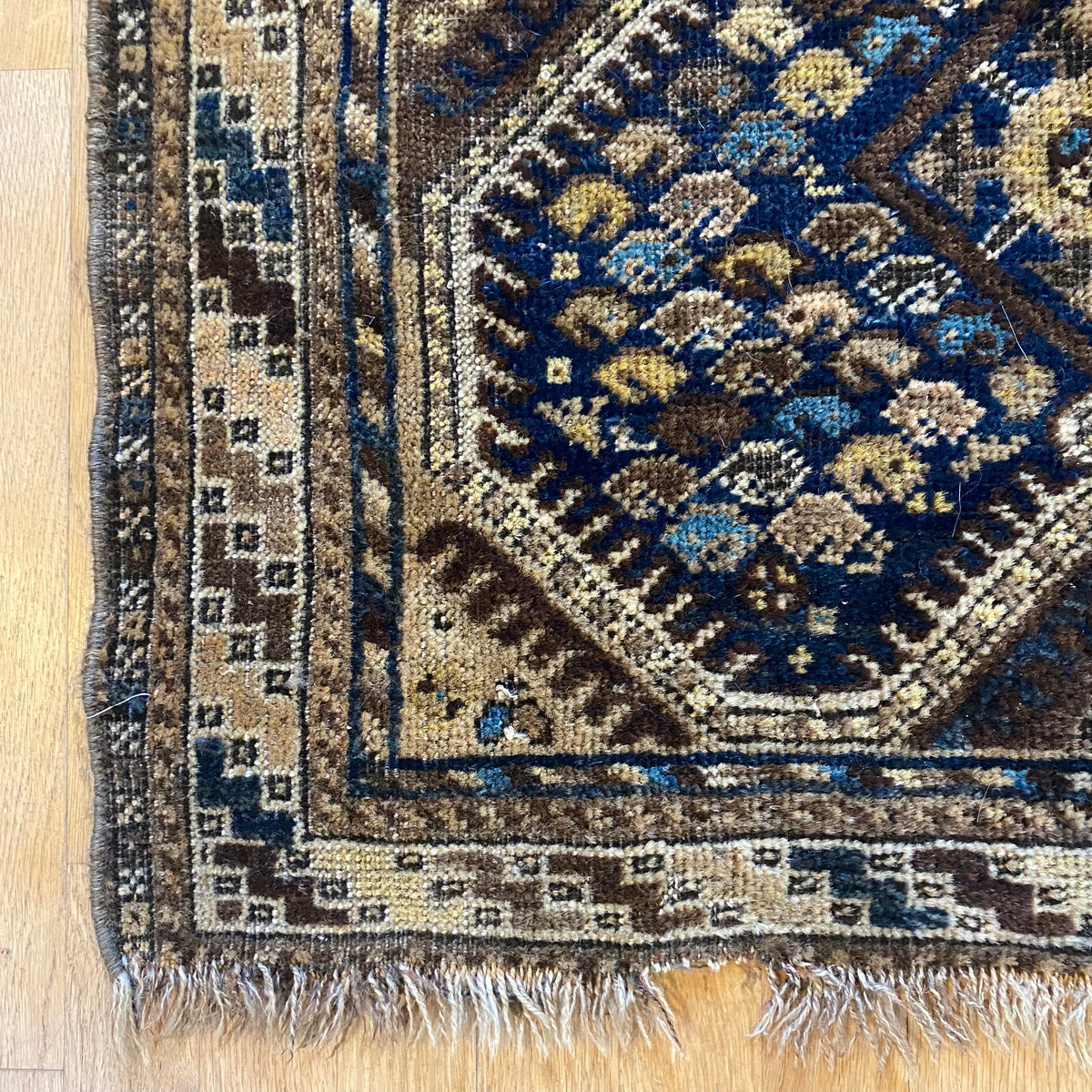 Vintage Rug, 2' 7 x 3' 11 Blue