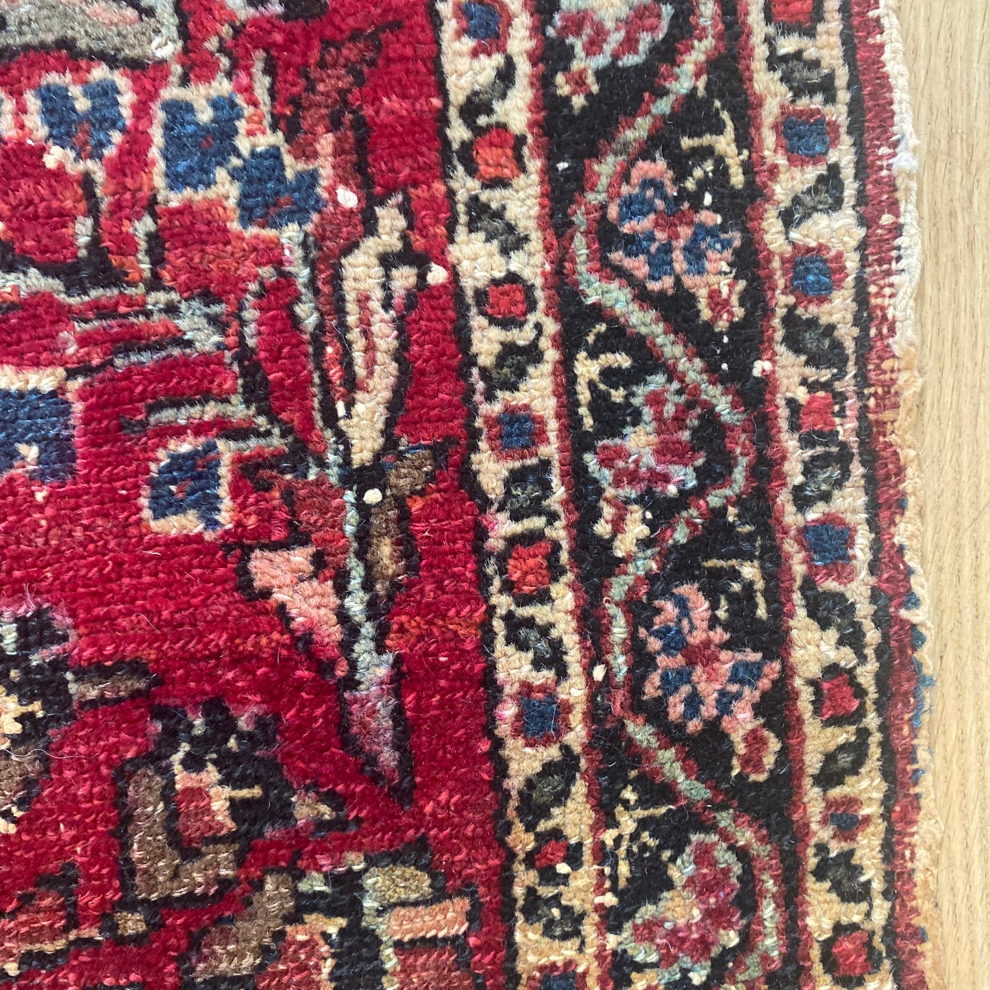 Vintage Rug, 2' 8 x 4' 2 Red