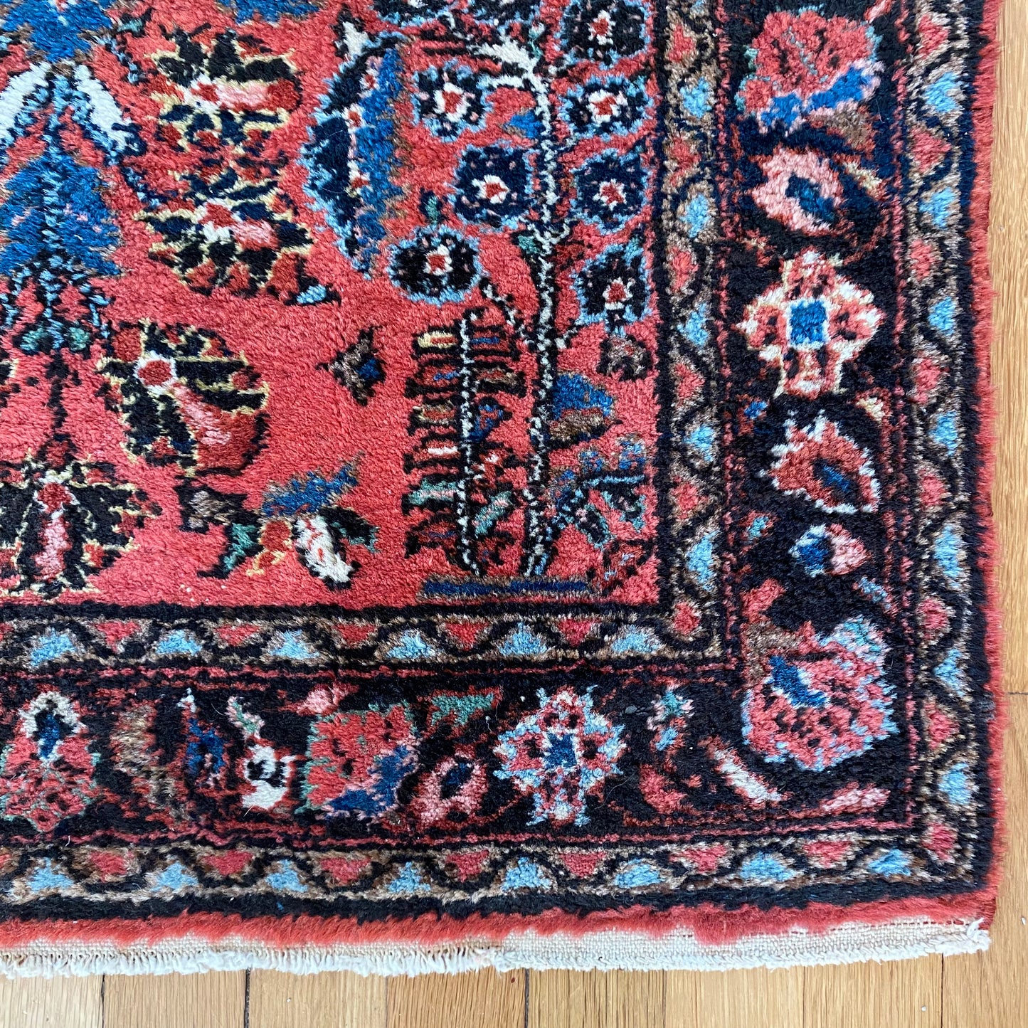 Vintage Rug, 2' 7 x 4' 3 Pink