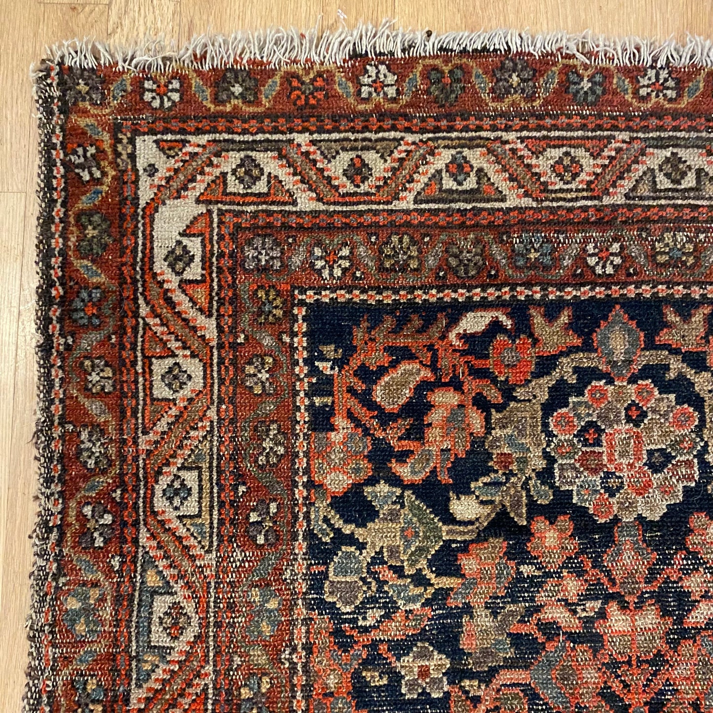 Vintage Rug, 3' x 6' Blue